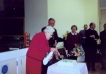 Ruth and Rebecca cutting the cake
